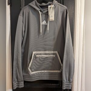 Adidas Sweatshirt Hoodie Gray Men's BNWT